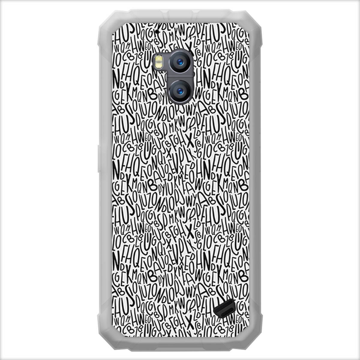 Funda Gel Tpu para Ulefone Armor X2 diseño Letras Dibujos