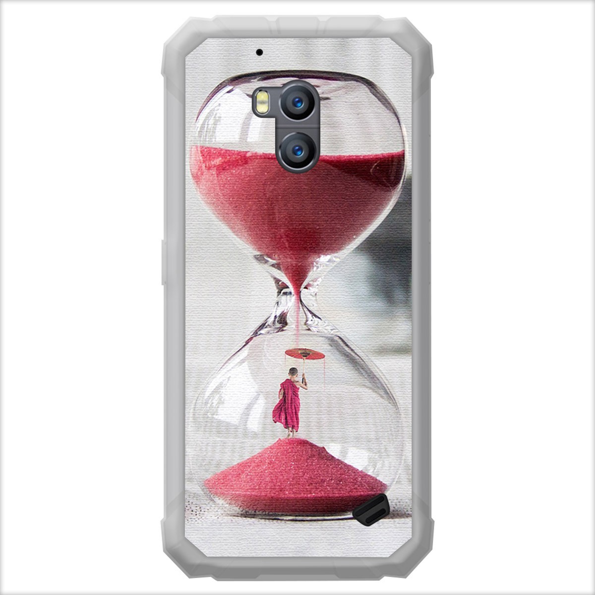 Funda Gel Tpu para Ulefone Armor X2 diseño Reloj Dibujos