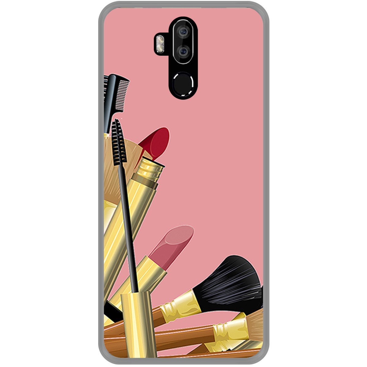 Funda Gel Tpu para Leagoo M13 diseño Brochas Dibujos