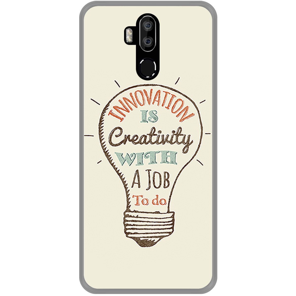 Funda Gel Tpu para Leagoo M13 diseño Creativity Dibujos
