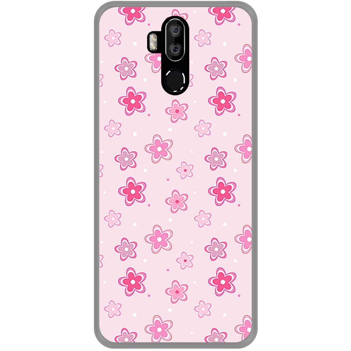 Funda Gel Tpu para Leagoo M13 diseño Flores Dibujos
