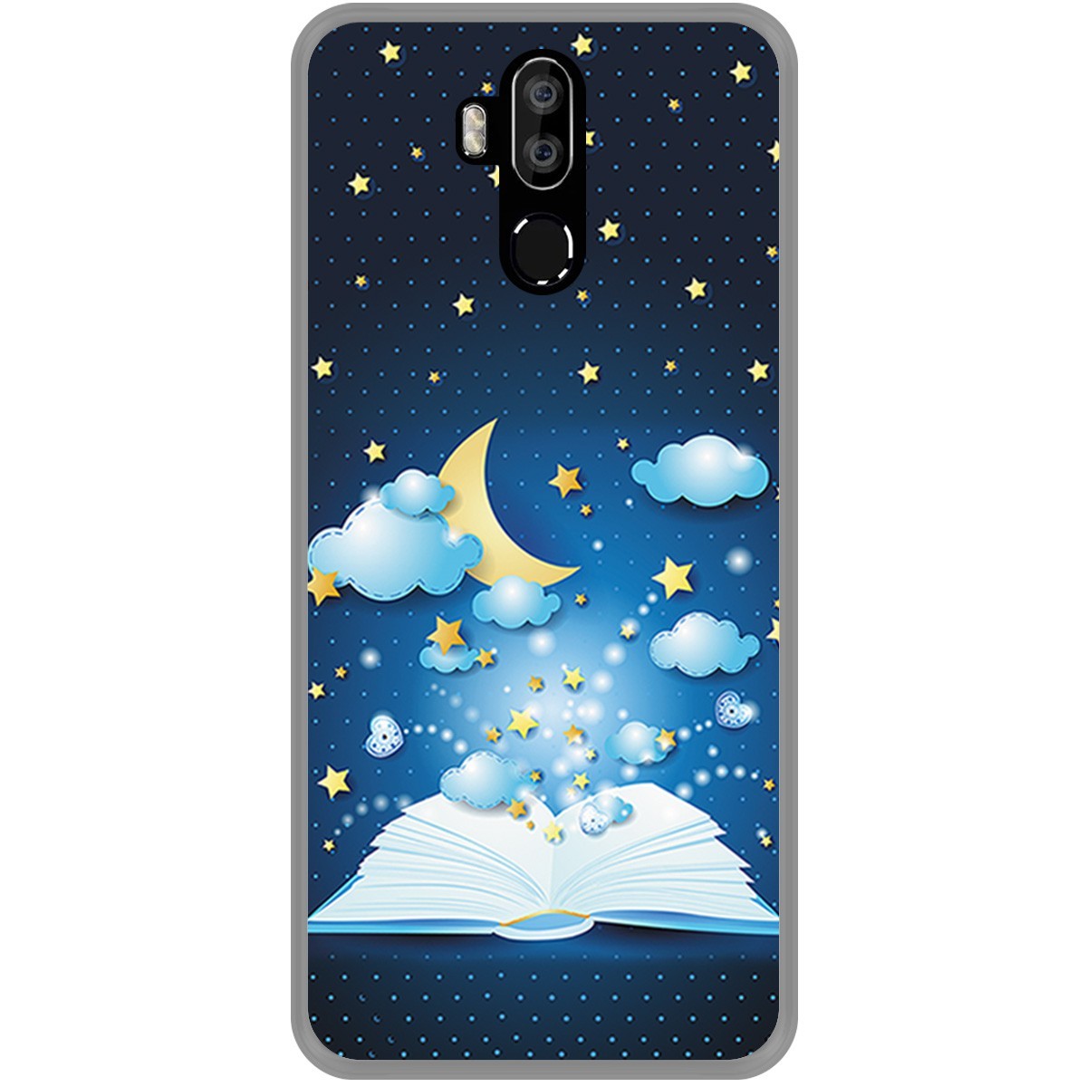 Funda Gel Tpu para Leagoo M13 diseño Libro Cuentos Dibujos
