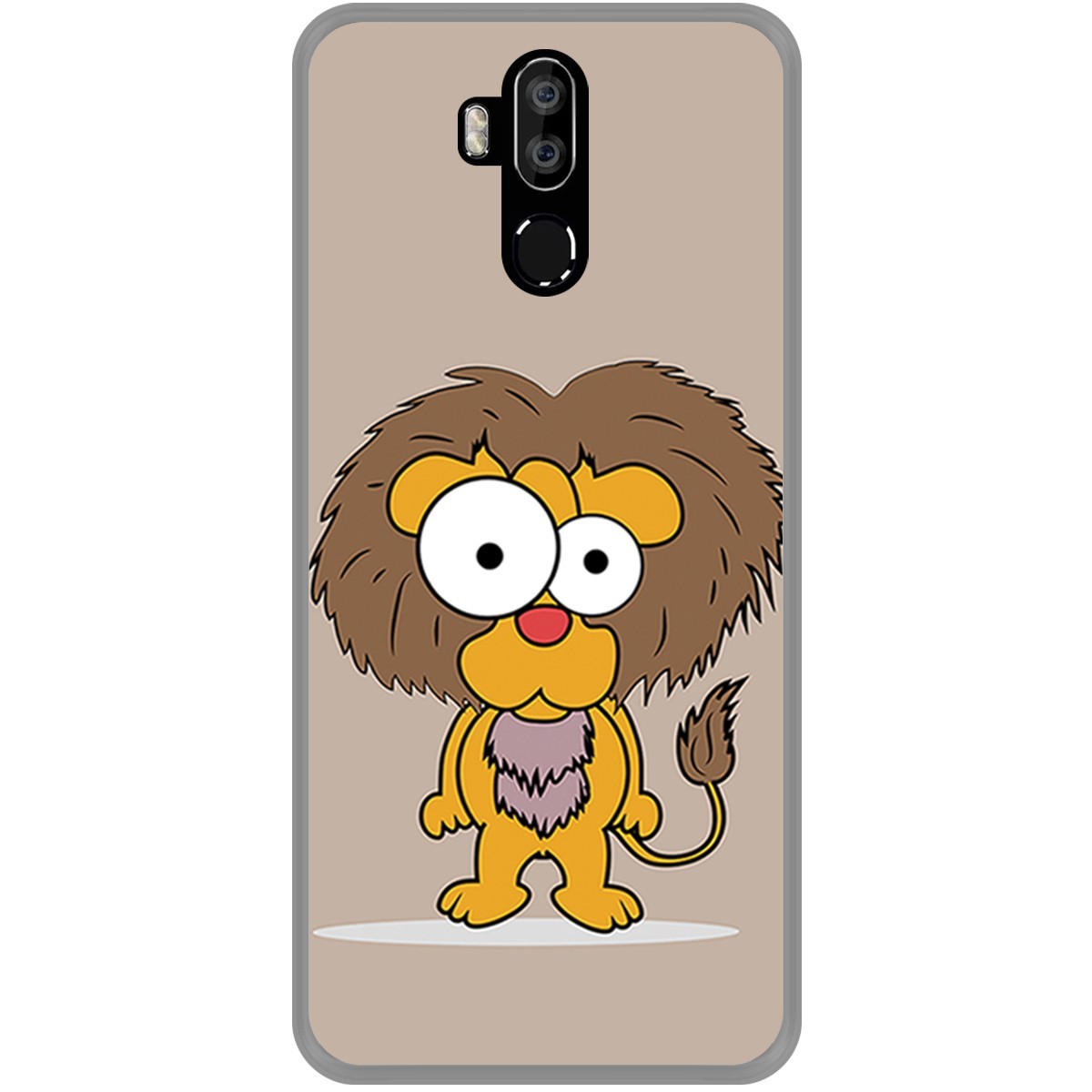 Funda Gel Tpu para Leagoo M13 diseño Leon Dibujos