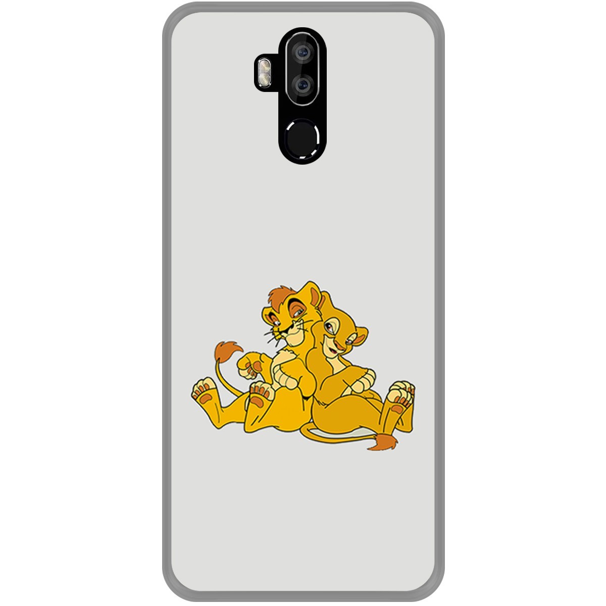 Funda Gel Tpu para Leagoo M13 diseño Leones Dibujos