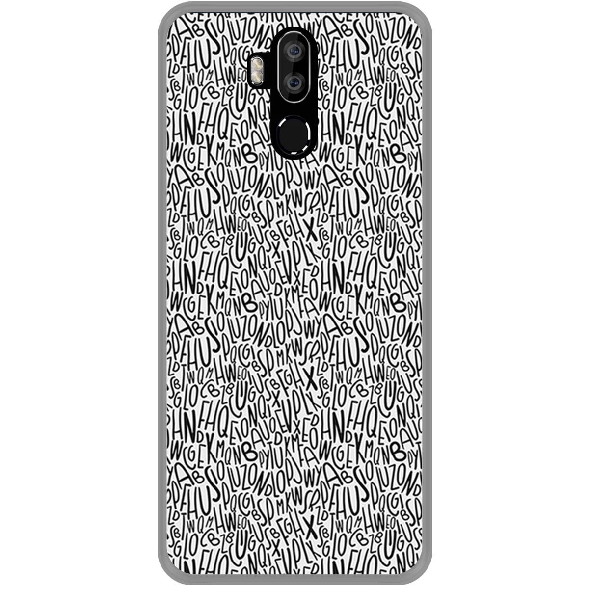 Funda Gel Tpu para Leagoo M13 diseño Letras Dibujos