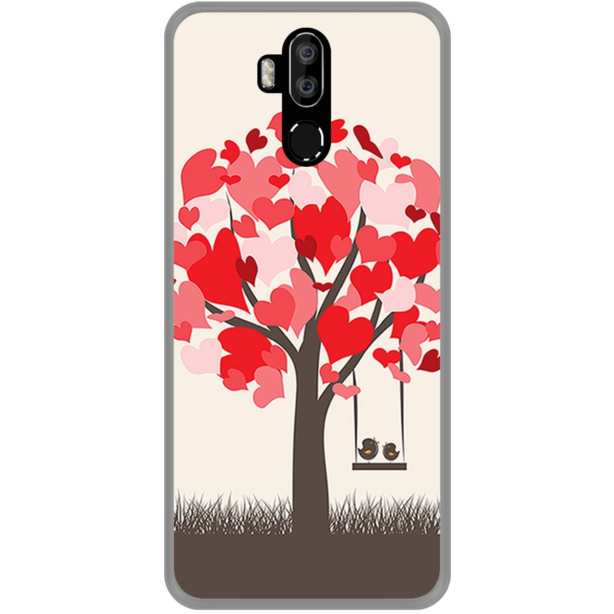 Funda Gel Tpu para Leagoo M13 diseño Pajaritos Dibujos