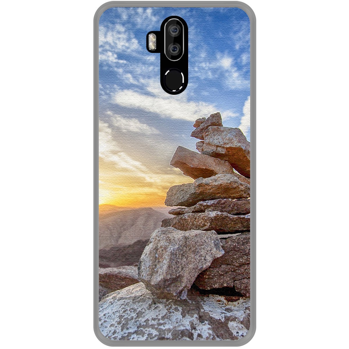 Funda Gel Tpu para Leagoo M13 diseño Sunset Dibujos