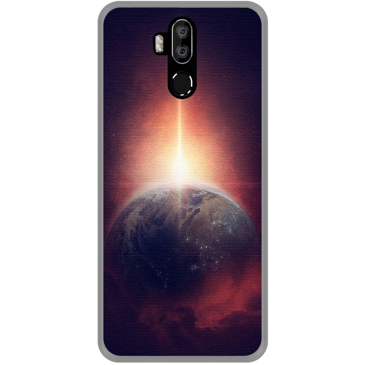 Funda Gel Tpu para Leagoo M13 diseño Tierra Dibujos