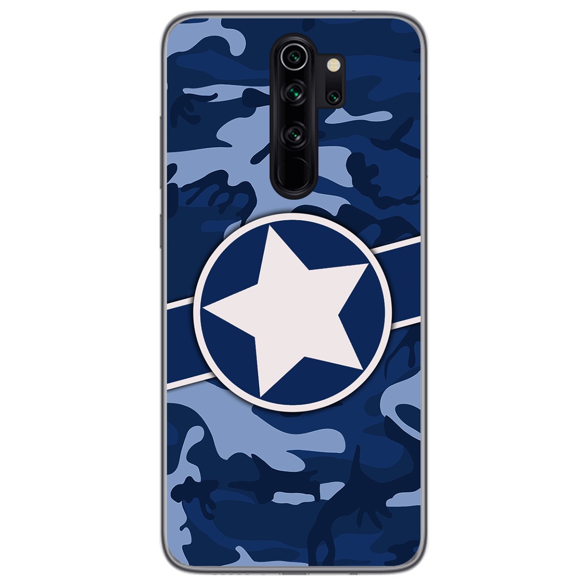 Funda Gel Tpu para Xiaomi Redmi Note 8 Pro diseño Camuflaje 03 Dibujos