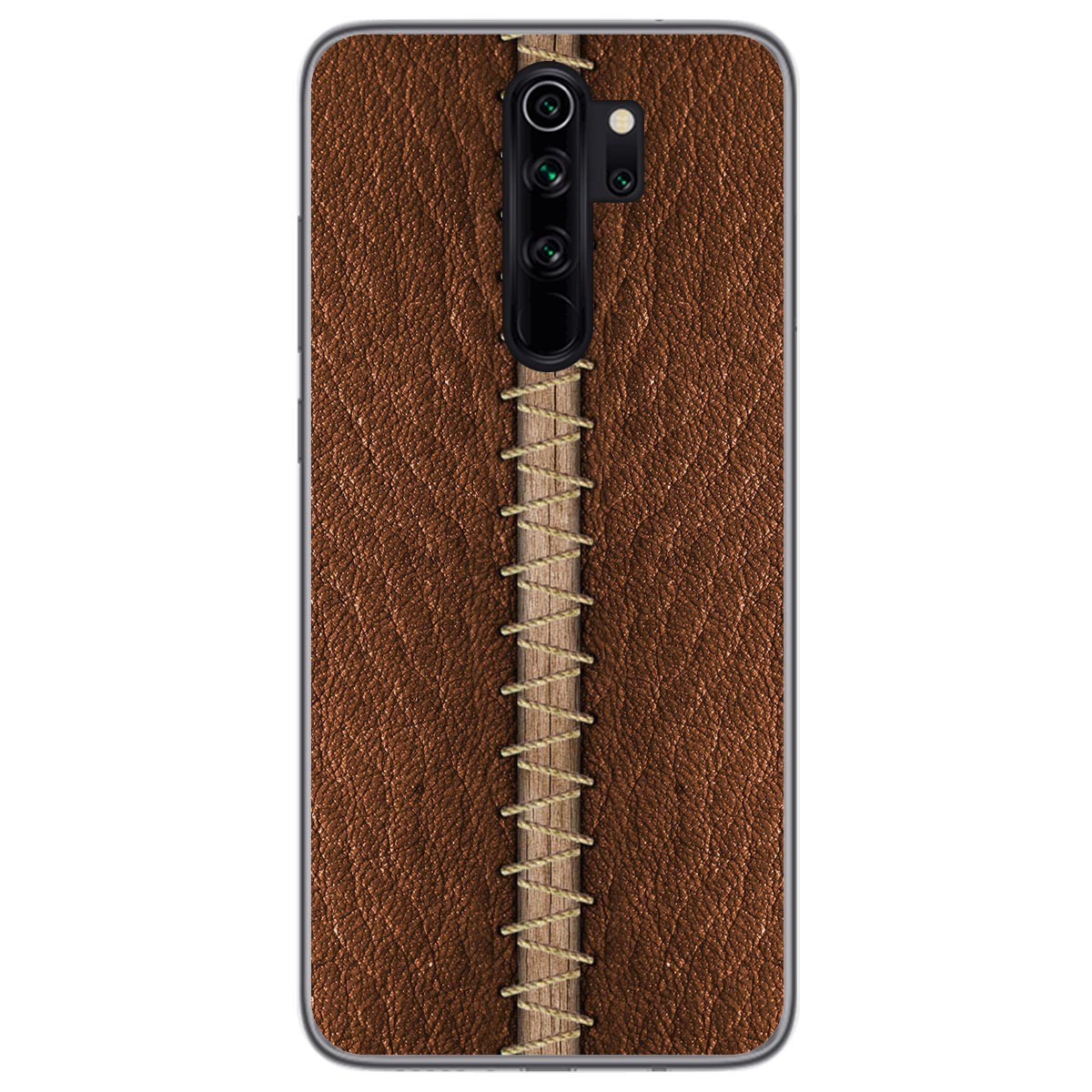 Funda Gel Tpu para Xiaomi Redmi Note 8 Pro diseño Cuero 01 Dibujos