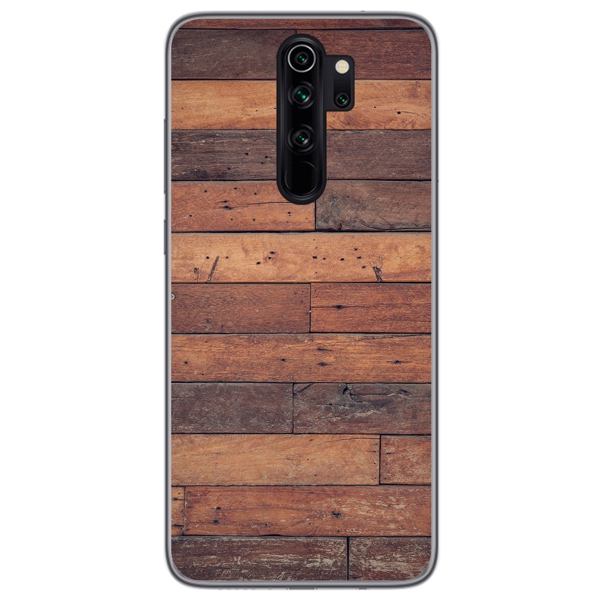 Funda Gel Tpu para Xiaomi Redmi Note 8 Pro diseño Madera 03 Dibujos