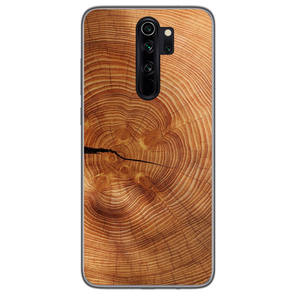 Funda Gel Tpu para Xiaomi Redmi Note 8 Pro diseño Madera 04 Dibujos