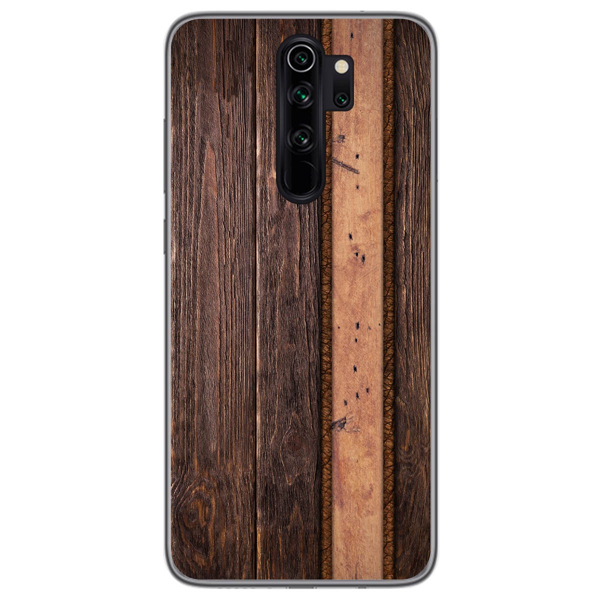 Funda Gel Tpu para Xiaomi Redmi Note 8 Pro diseño Madera 05 Dibujos