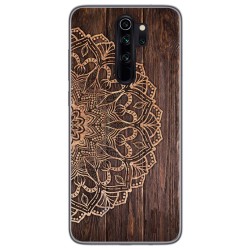 Funda Gel Tpu para Xiaomi Redmi Note 8 Pro diseño Madera 06 Dibujos