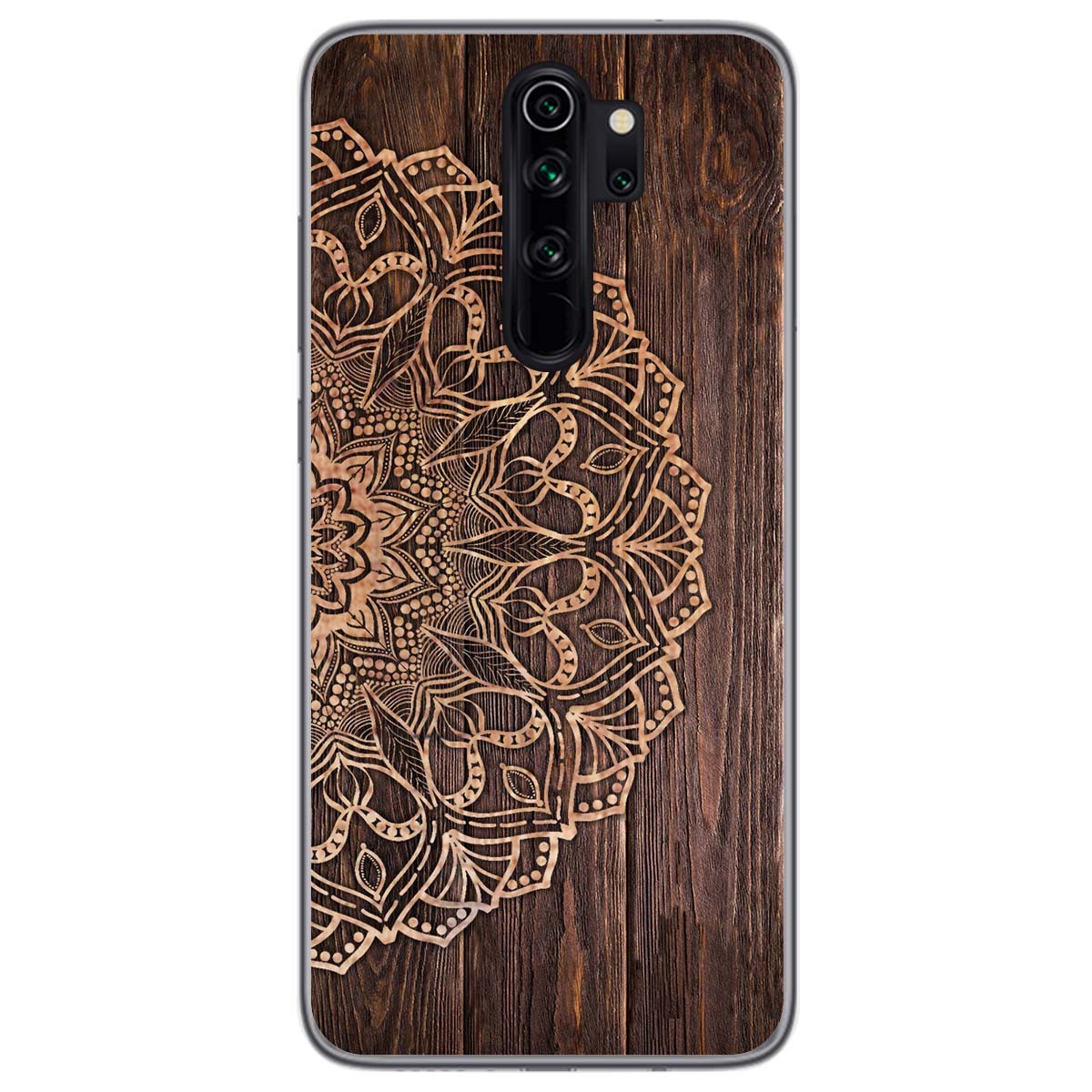 Funda Gel Tpu para Xiaomi Redmi Note 8 Pro diseño Madera 06 Dibujos