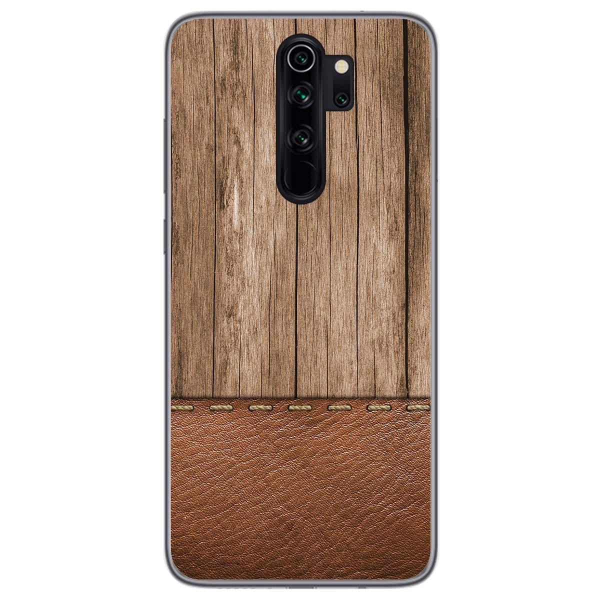 Funda Gel Tpu para Xiaomi Redmi Note 8 Pro diseño Madera 09 Dibujos