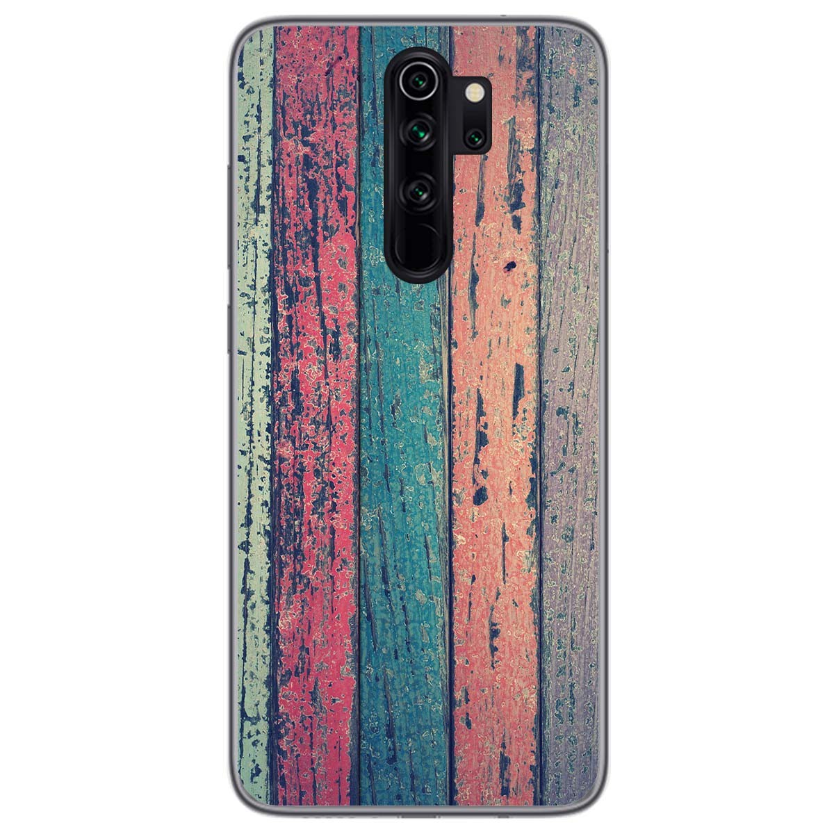Funda Gel Tpu para Xiaomi Redmi Note 8 Pro diseño Madera 10 Dibujos