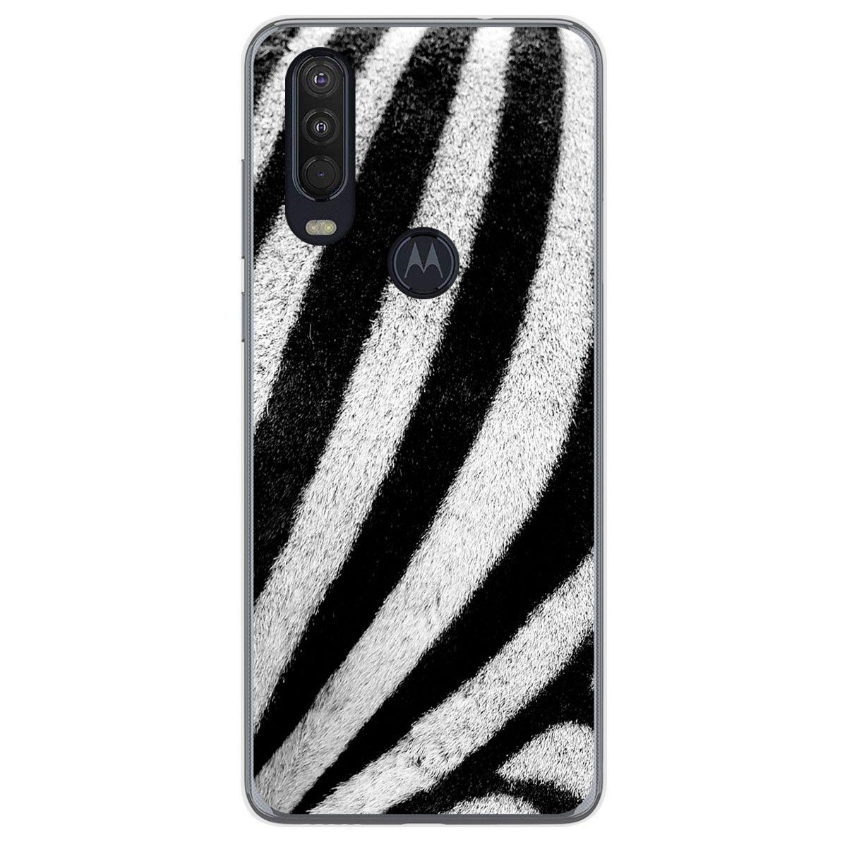 Funda Gel Tpu para Motorola One Action diseño Animal 02 Dibujos