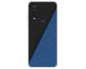 Funda Gel Tpu para Motorola One Action diseño Cuero 02 Dibujos