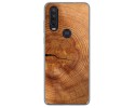 Funda Gel Tpu para Motorola One Action diseño Madera 04 Dibujos