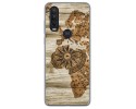 Funda Gel Tpu para Motorola One Action diseño Madera 07 Dibujos