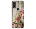 Funda Gel Tpu para Motorola One Action diseño Madera 08 Dibujos