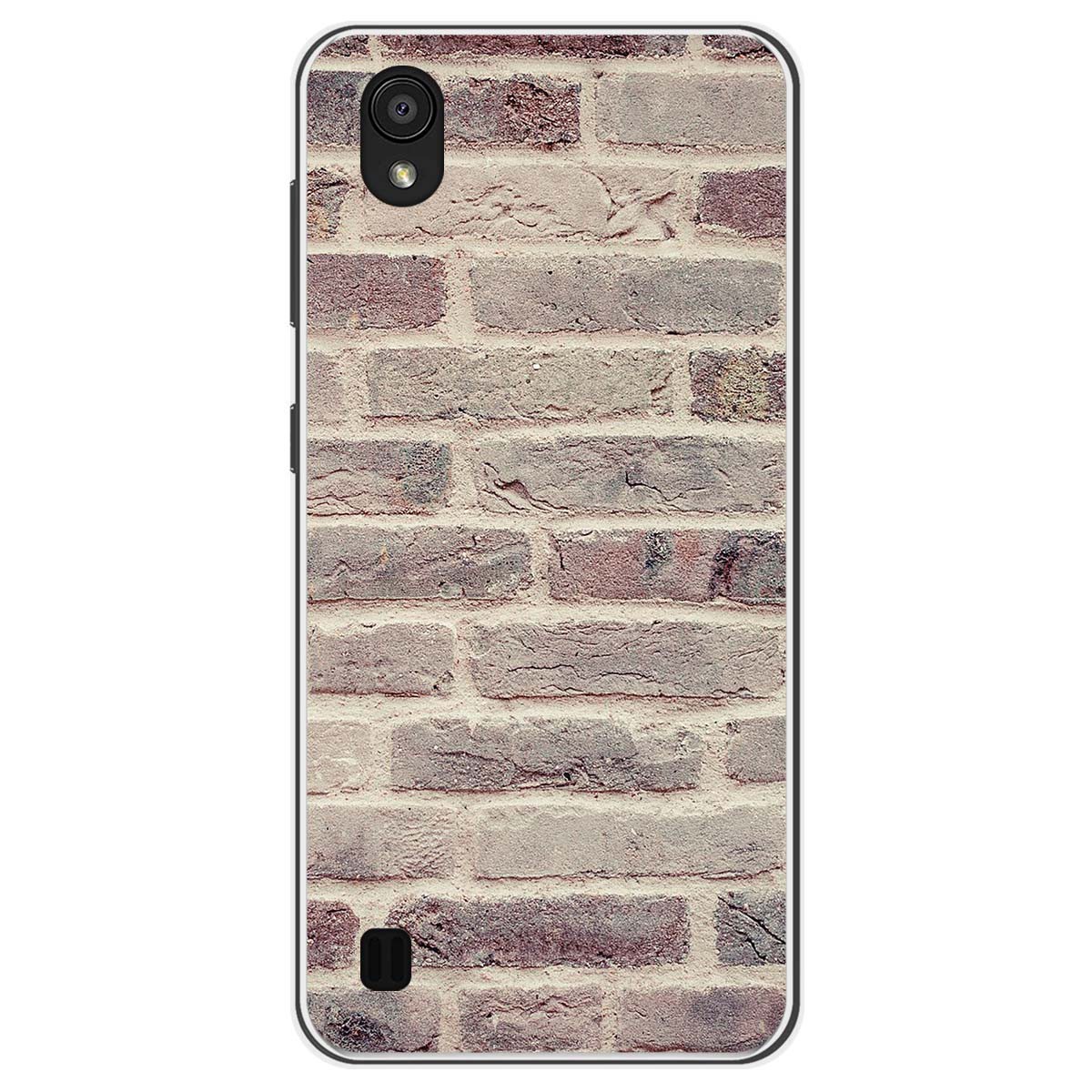 Funda Gel Tpu para Zte Blade A5 2019 diseño Ladrillo 01 Dibujos