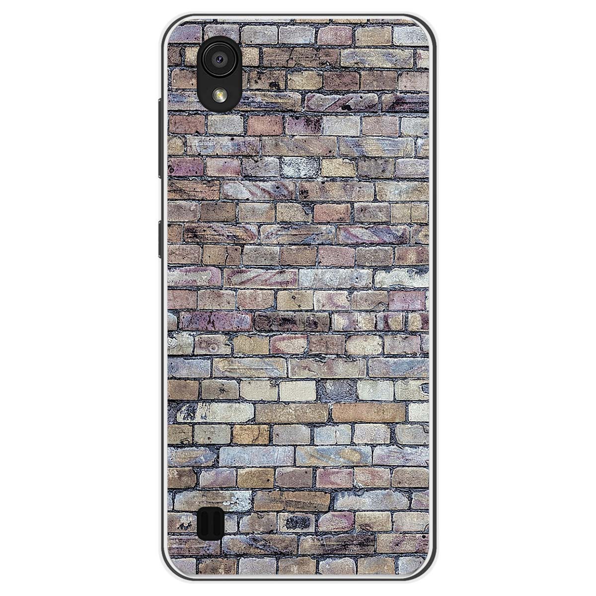 Funda Gel Tpu para Zte Blade A5 2019 diseño Ladrillo 02 Dibujos