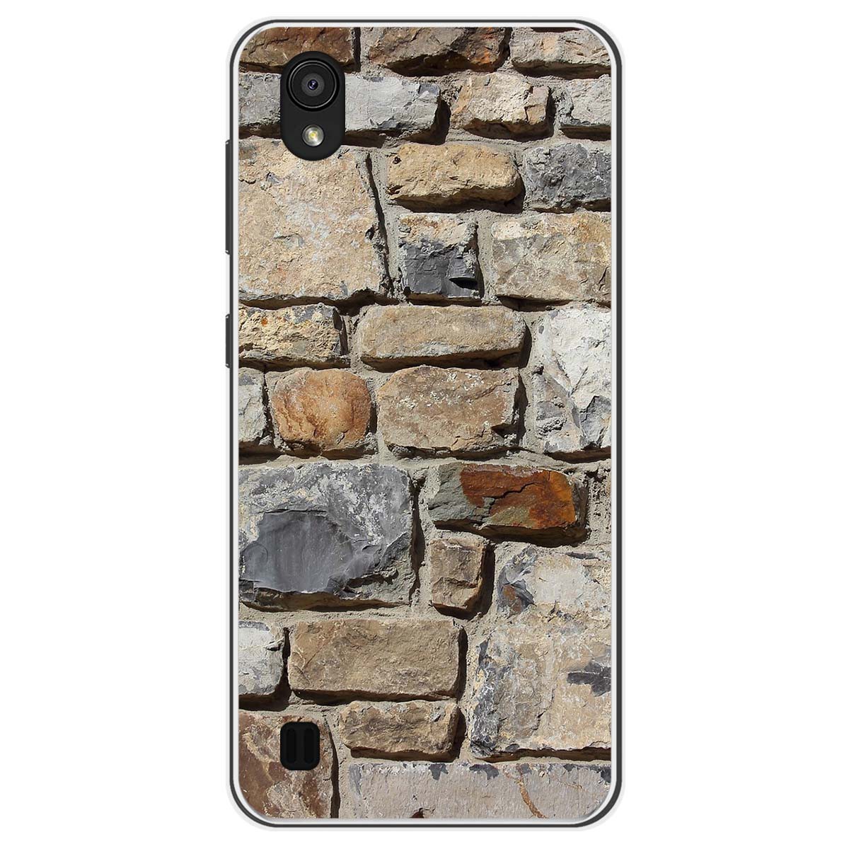 Funda Gel Tpu para Zte Blade A5 2019 diseño Ladrillo 03 Dibujos