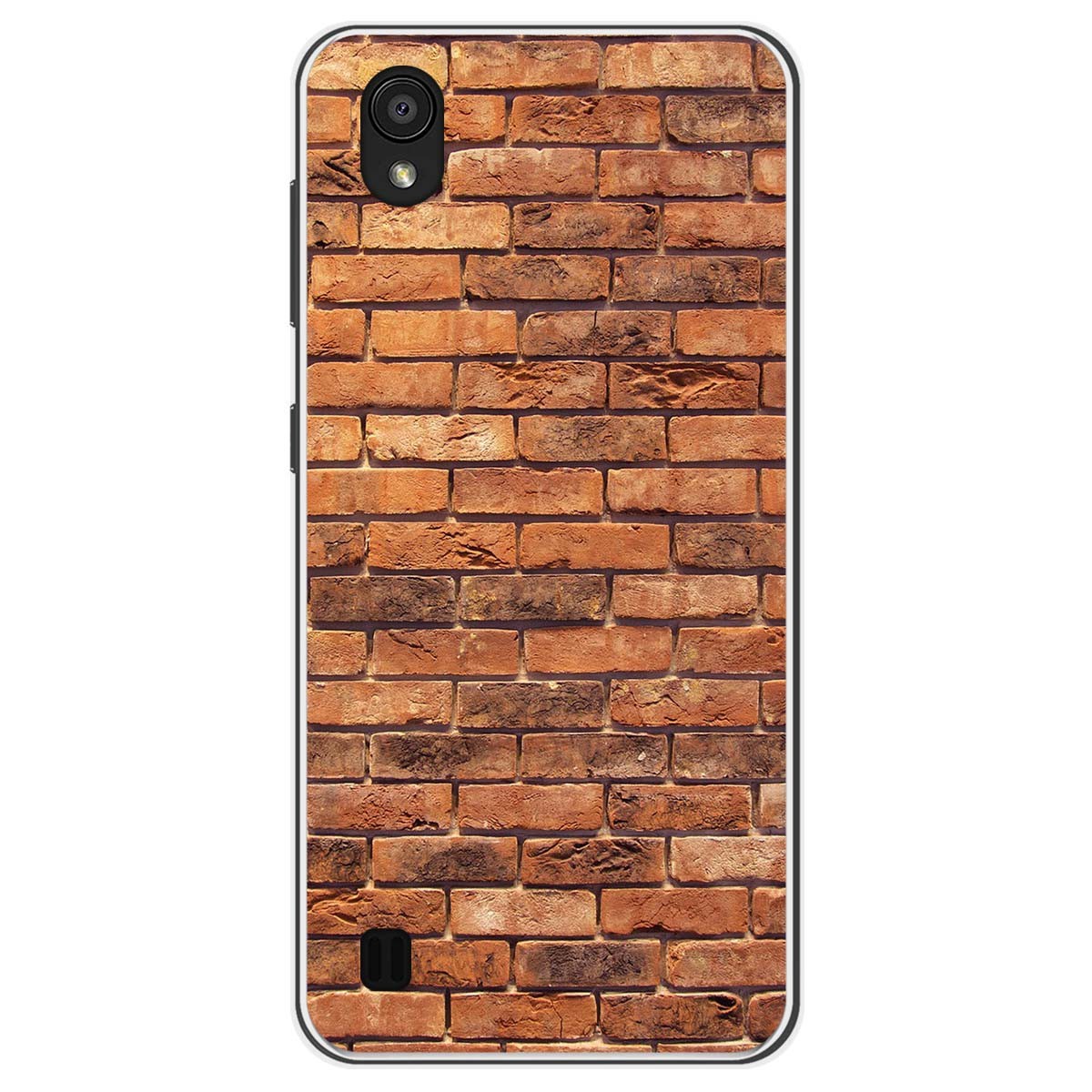 Funda Gel Tpu para Zte Blade A5 2019 diseño Ladrillo 04 Dibujos