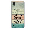Funda Gel Tpu para Zte Blade A5 2019 diseño Madera 01 Dibujos