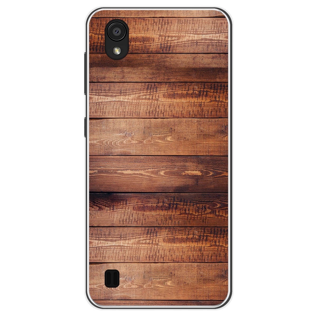 Funda Gel Tpu para Zte Blade A5 2019 diseño Madera 02 Dibujos