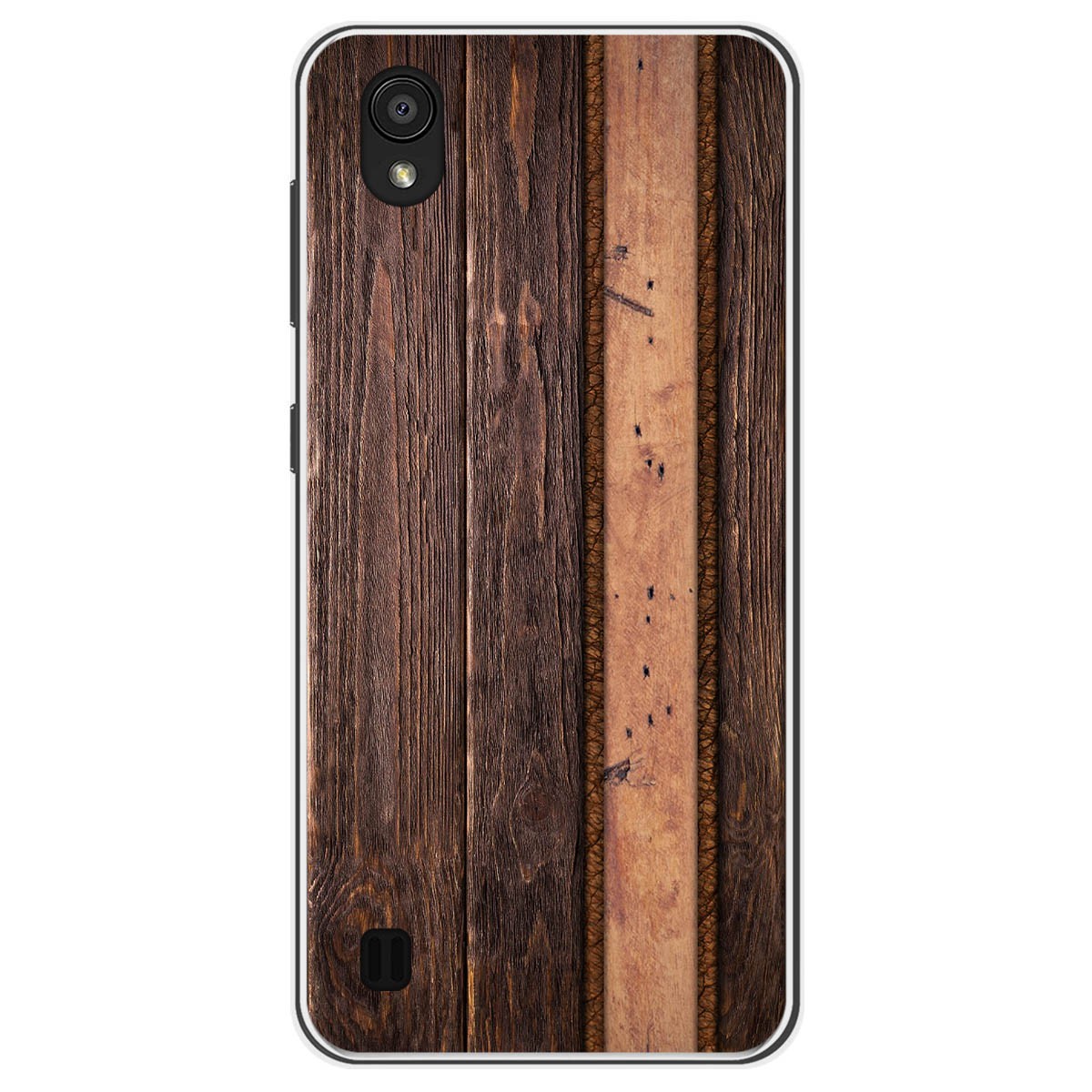 Funda Gel Tpu para Zte Blade A5 2019 diseño Madera 05 Dibujos