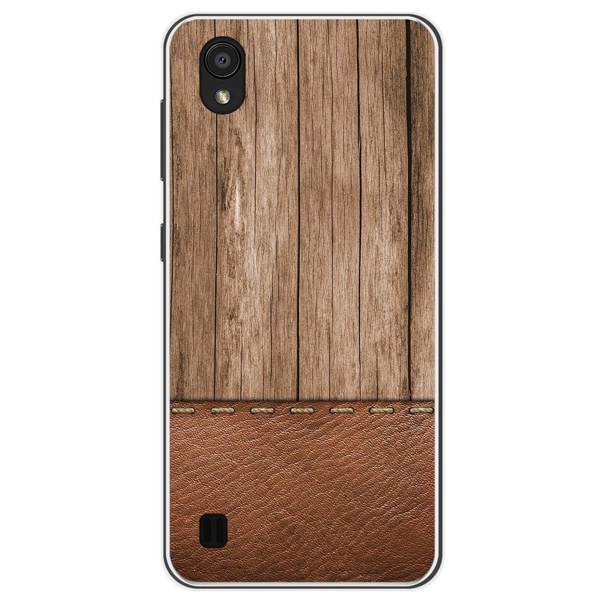 Funda Gel Tpu para Zte Blade A5 2019 diseño Madera 09 Dibujos