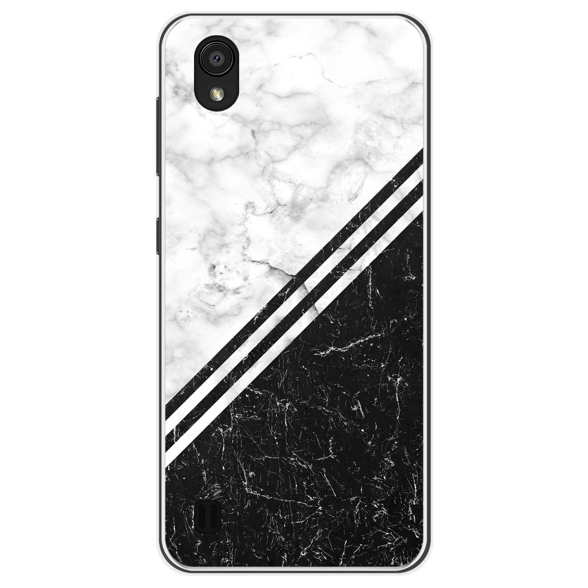 Funda Gel Tpu para Zte Blade A5 2019 diseño Mármol 01 Dibujos