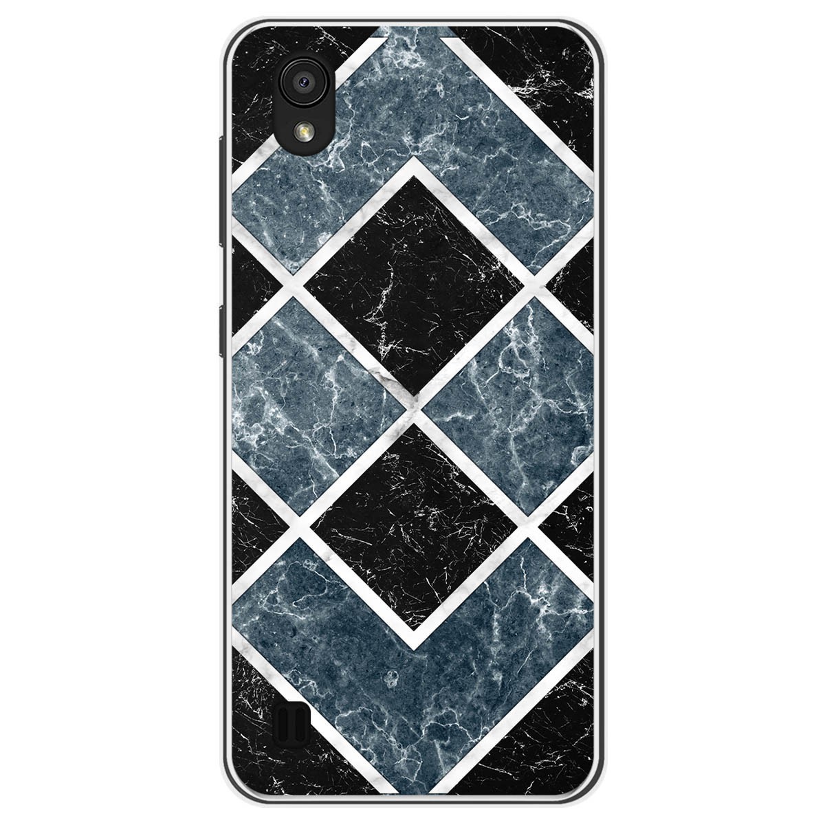 Funda Gel Tpu para Zte Blade A5 2019 diseño Mármol 06 Dibujos