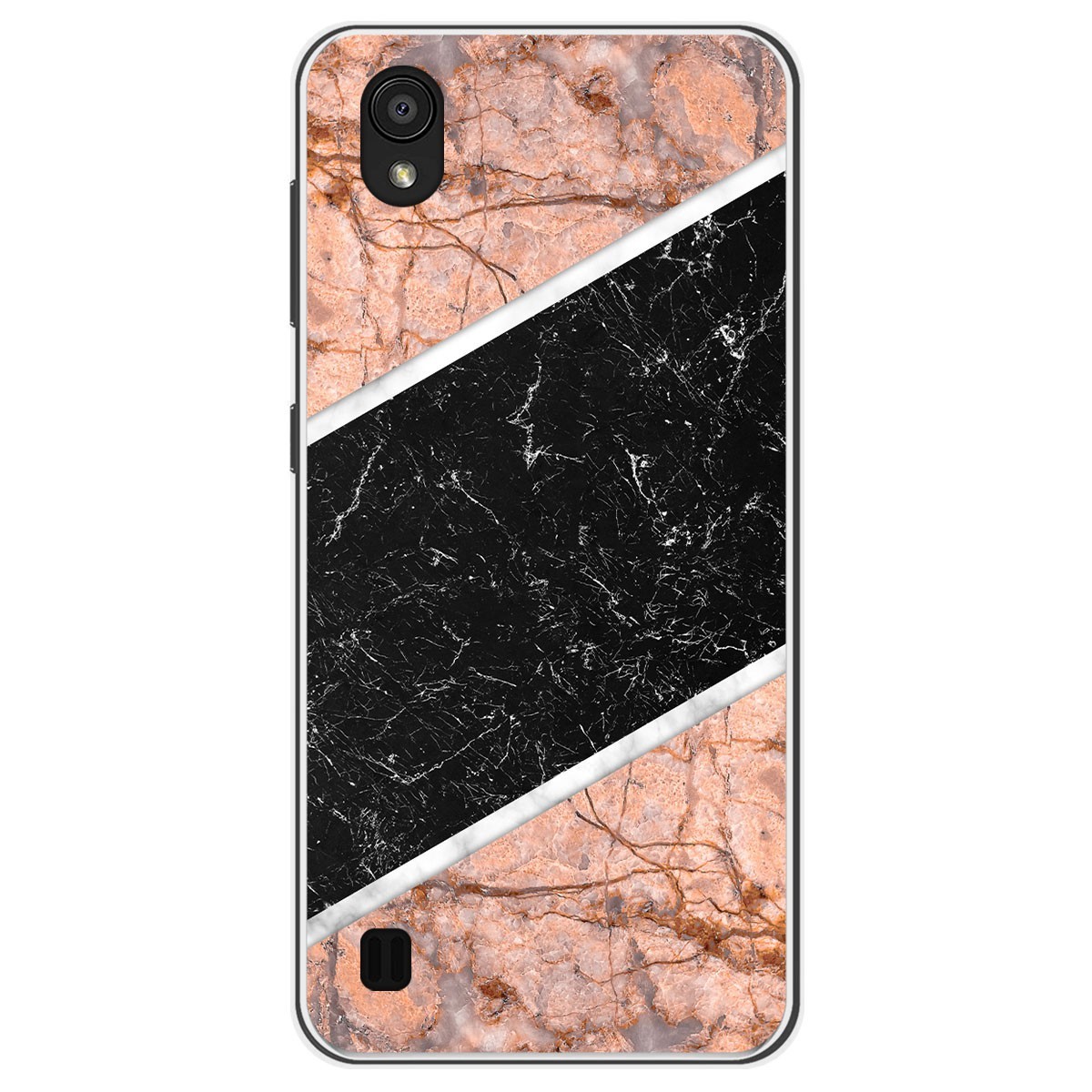 Funda Gel Tpu para Zte Blade A5 2019 diseño Mármol 07 Dibujos