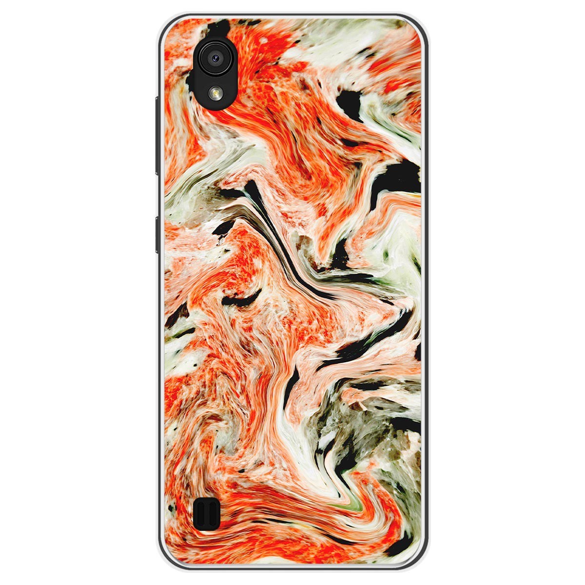 Funda Gel Tpu para Zte Blade A5 2019 diseño Mármol 12 Dibujos