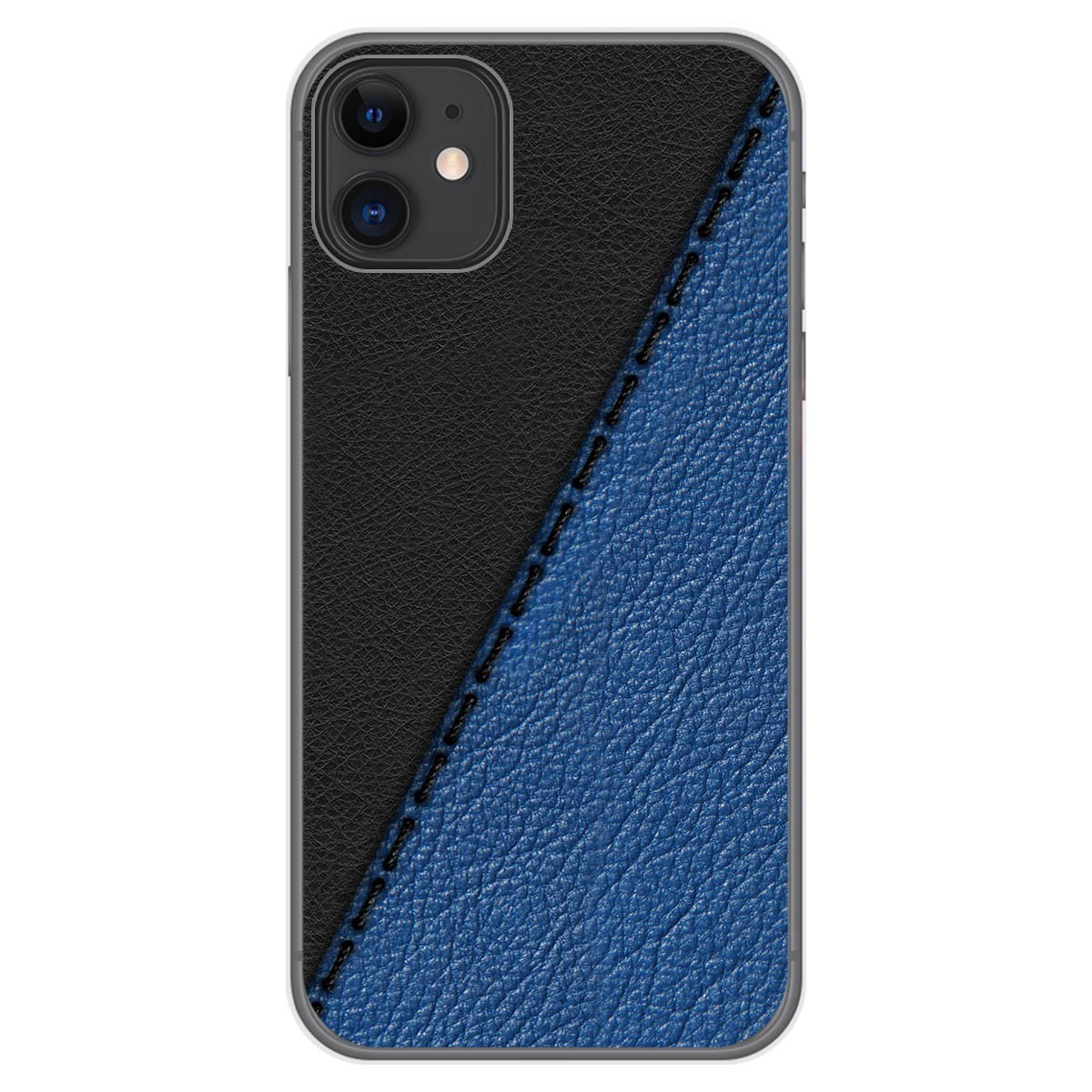 Funda Gel Tpu para Iphone 11 (6.1) diseño Cuero 02 Dibujos