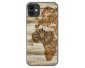 Funda Gel Tpu para Iphone 11 (6.1) diseño Madera 07 Dibujos