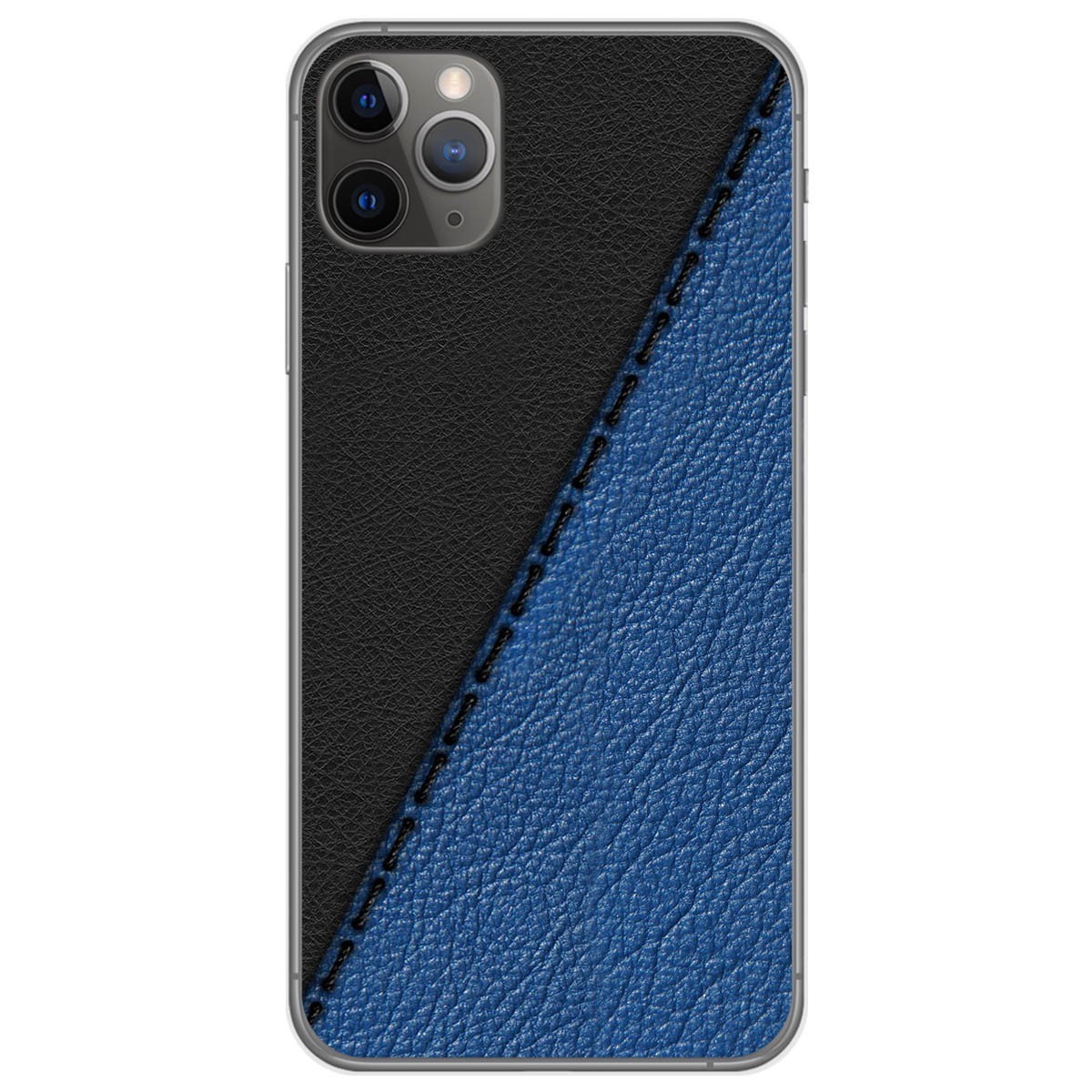 Funda Gel Tpu para Iphone 11 Pro (5.8) diseño Cuero 02 Dibujos