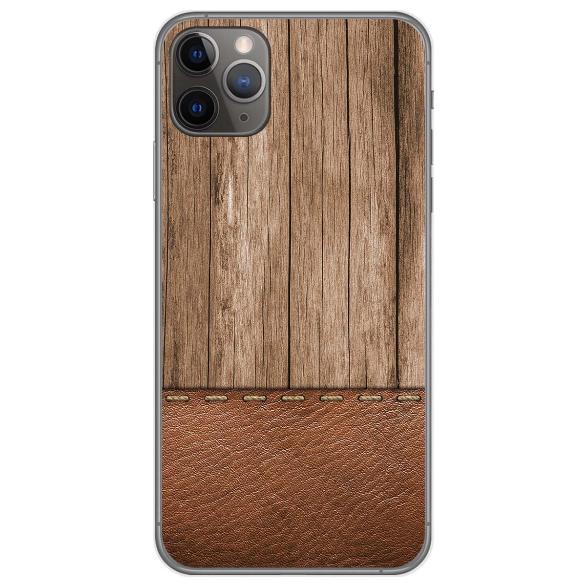Funda Gel Tpu para Iphone 11 Pro (5.8) diseño Madera 09 Dibujos
