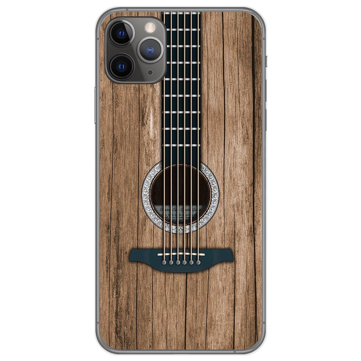 Funda Gel Tpu para Iphone 11 Pro (5.8) diseño Madera 11 Dibujos