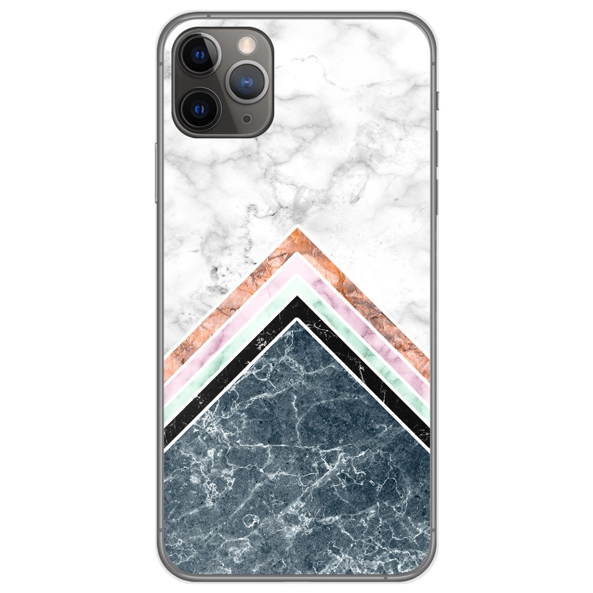 Funda Gel Tpu para Iphone 11 Pro (5.8) diseño Mármol 05 Dibujos
