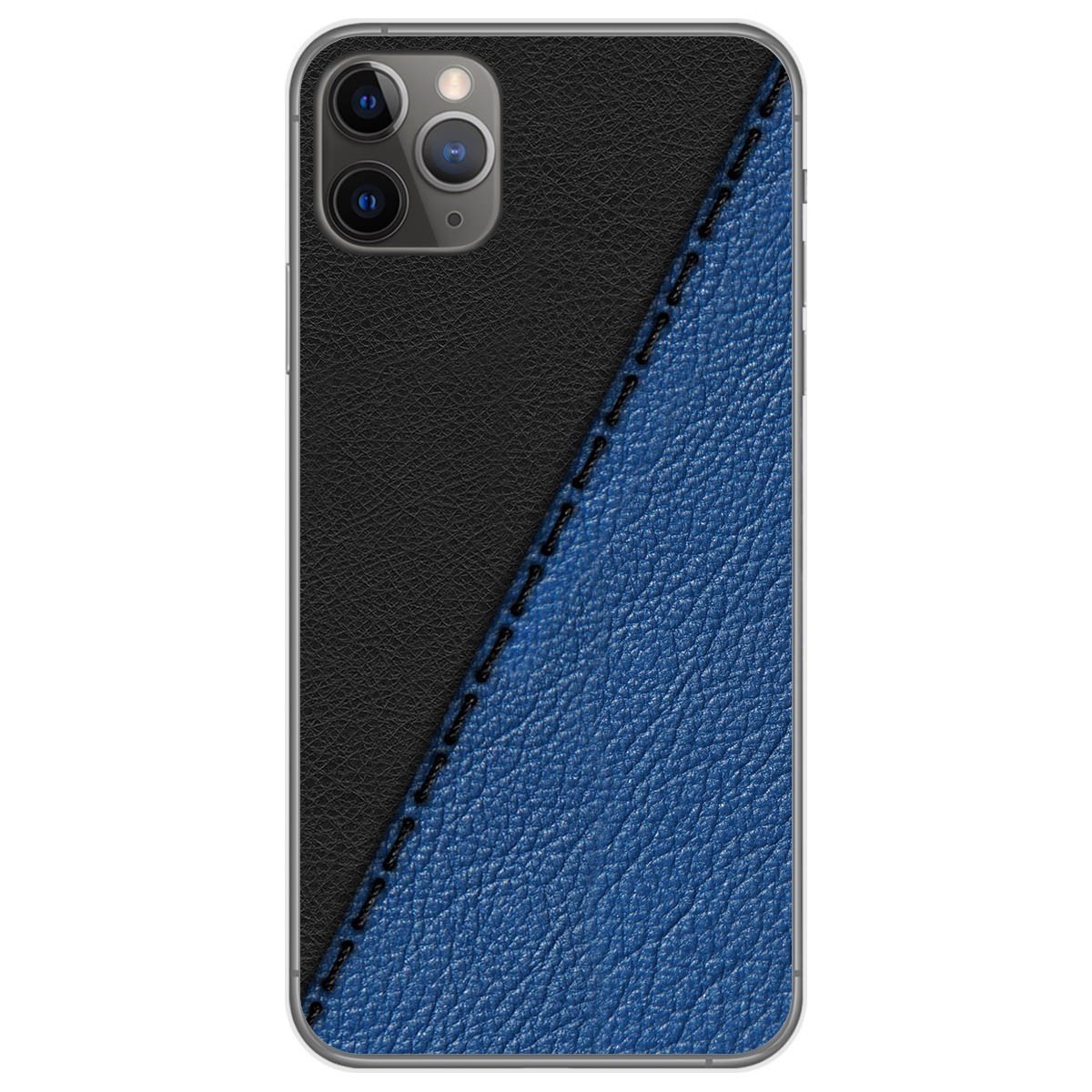 Funda Gel Tpu para Iphone 11 Pro Max (6.5) diseño Cuero 02 Dibujos