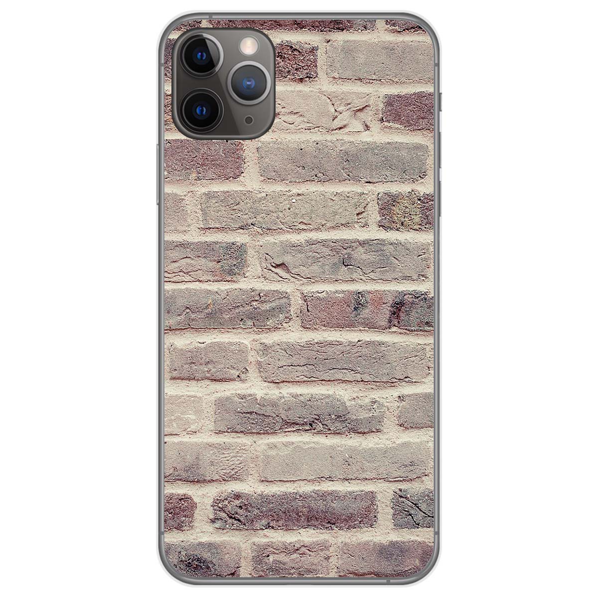 Funda Gel Tpu para Iphone 11 Pro Max (6.5) diseño Ladrillo 01 Dibujos