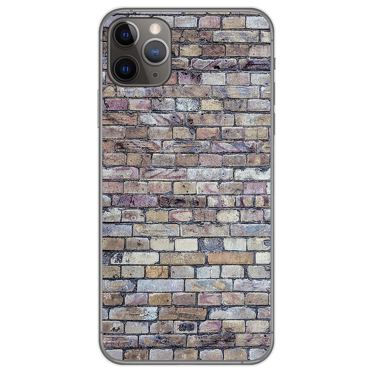 Funda Gel Tpu para Iphone 11 Pro Max (6.5) diseño Ladrillo 02 Dibujos