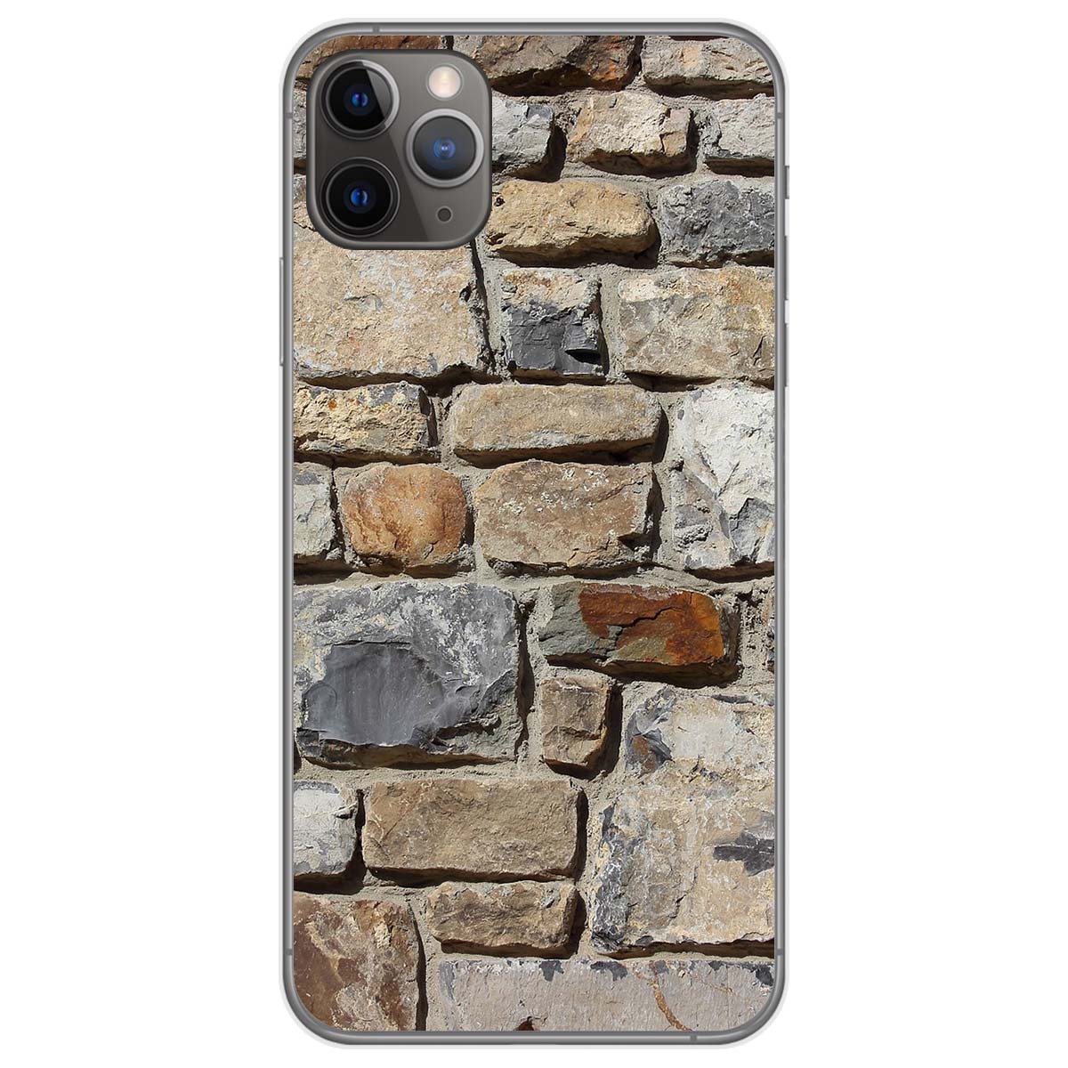 Funda Gel Tpu para Iphone 11 Pro Max (6.5) diseño Ladrillo 03 Dibujos