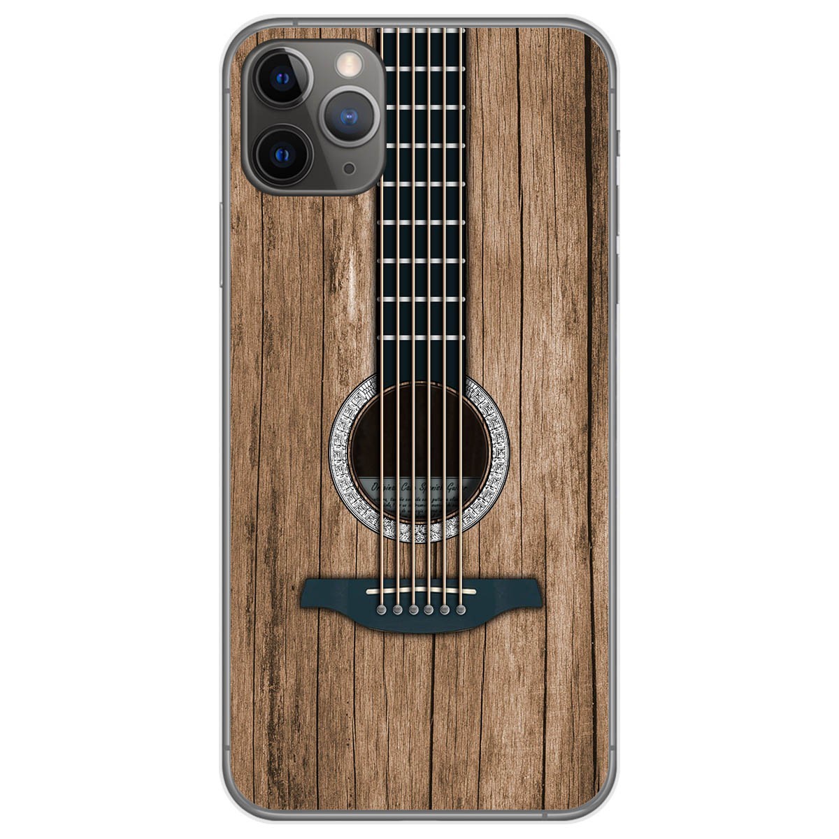 Funda Gel Tpu para Iphone 11 Pro Max (6.5) diseño Madera 11 Dibujos