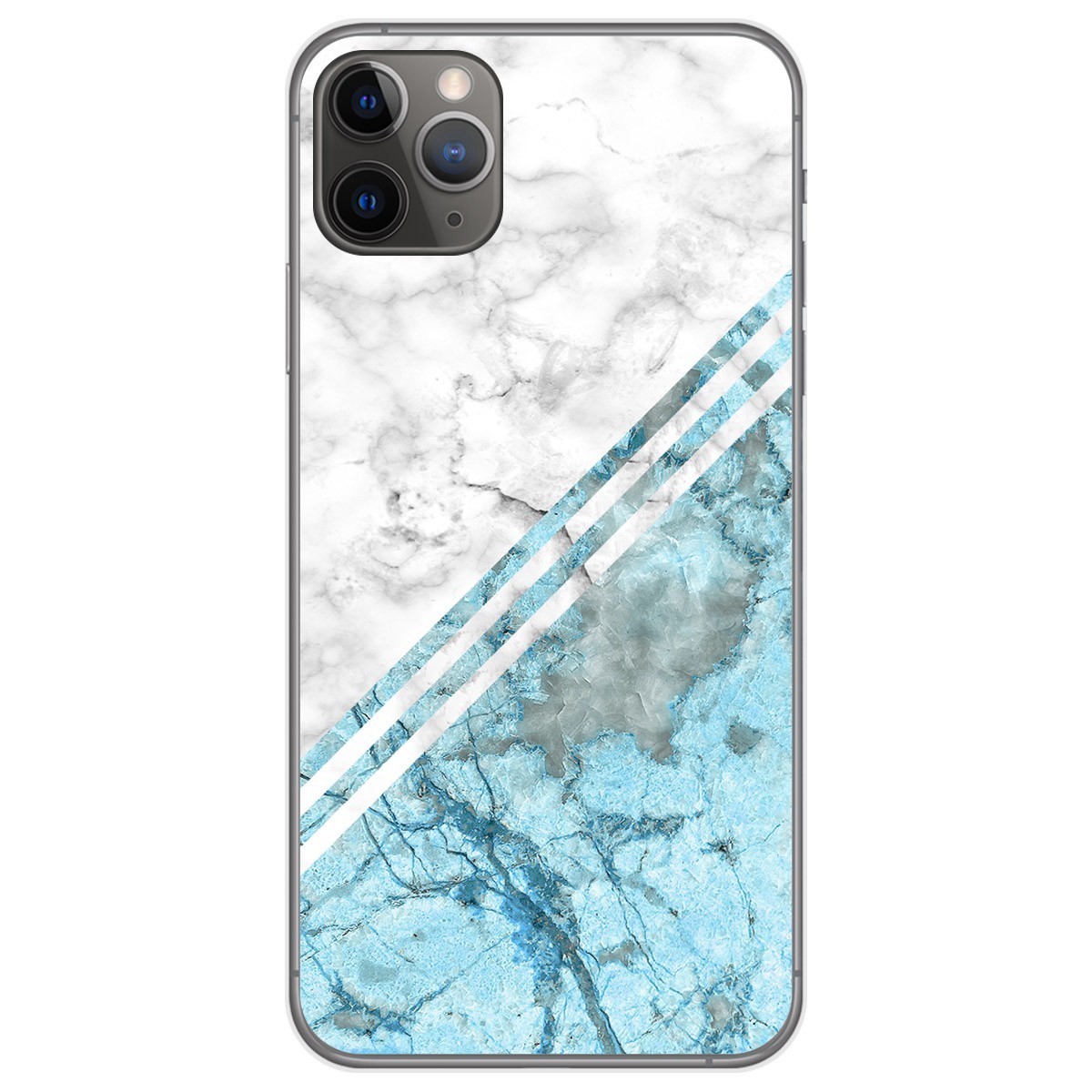 Funda Gel Tpu para Iphone 11 Pro Max (6.5) diseño Mármol 02 Dibujos
